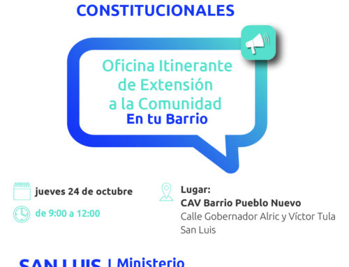 La Oficina de Extensión a la Comunidad estará en el barrio Pueblo Nuevo