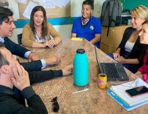 El secretario de Discapacidad visitó la Escuela ‘Rosenda Quiroga’